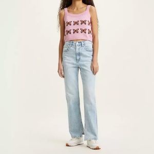 Levis 70s high slim straight jeans